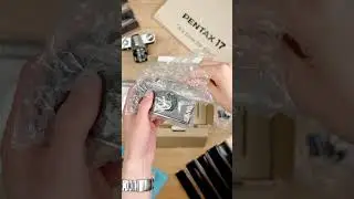 New Pentax 17 film camera unboxing #film #pentax17 #pentaxfilmcameraproject