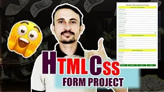 Beatiful Form Using HTML and CSS | HTML | CSS | Coding | Web development 2024 | Form html and css
