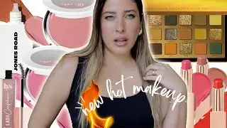 TESTING THE HOTTEST NEW MAKEUP RELEASES 🔥 Natasha Denona Yucca Palette , Makeup By Mario New Blushes