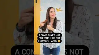 The Comb for Your Hand, Not Your Hair 💖