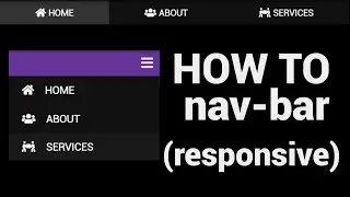 How To Responsive Top Navigation Bar - Responsive Açılır Kapanır Üst Menü Nasıl Yapılır?