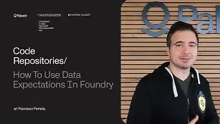 Code Repositories | How to Use Data Expectations in Palantir Foundry