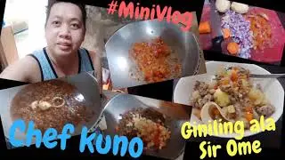 Nagluto ng Giniling | #MiniVlog #SirOme