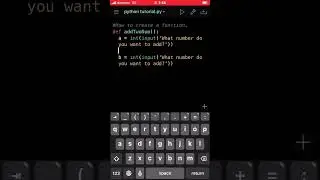 Python | How to create a function