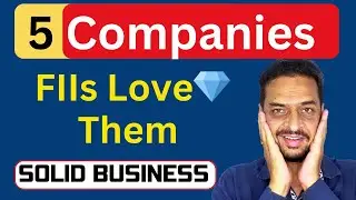 5 Stocks FIIs buying secretly 🔥| Stock Analysis | Stocks For Long Term | Sagarnomics