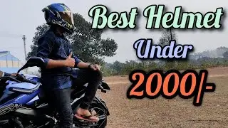 Best helmet under 2000 | Budget helmet for beginners | Best helmet for moto vlogging | Vega bunny