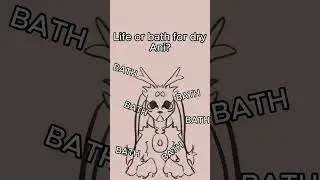 Life or Bath for dry Ani? #creaturesofsonariaroblox #art #memes