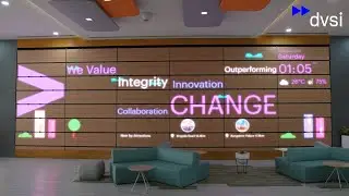 DVSI Veneer LED Wall: Smart AV Design for Corporate Lobbies
