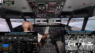 KMSY-KIAH | SayIntentions | X-Plane 12 | Zibo mod | Flightdeck Solutions | Home Cockpit | Boeing 737