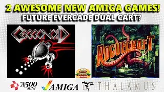 2 Awesome NEW Amiga Games - Roguecraft & Cecconoid From Thalamus Digital -Future Evercade Dual Cart?