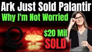 ARK SELLING PALANTIR! Why I'm Not Worried