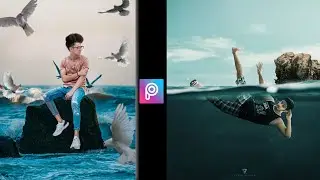 Underwater Manipulation photo editing Tutorial || Underwater Manipulation Editing PicsArt 2020
