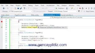 Asp.NET MVC İle Hata Yönlendirme - Örnek Çalışma Videosu