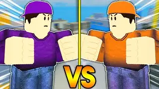 PURPLE TEAM VS ORANGE TEAM In ROBLOX Arsenal...