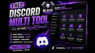 FREE Discord Multi Tool 🔥 Name Sniper, Token Joiner , Nuker , Raider 