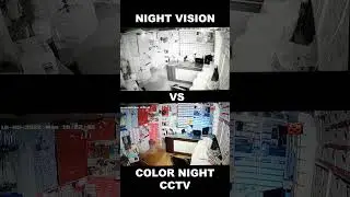 night vision vs night color cctv camera 