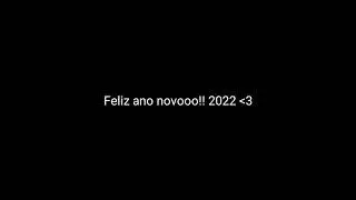 Feliz ano novo!!
