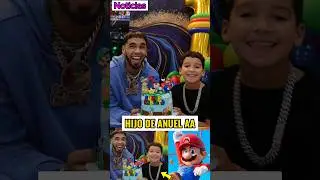 Anuel AA CELEBRA LOS 10 AÑOS de Pablo su hijo mayor con INCREÍBLE FIESTA de Super Mario Bros