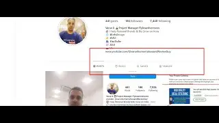 How to Change Instagram website link in bio | how to put youtube link instagram   