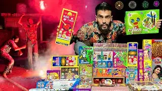 Diwali Crackers Testing Crazy New Fireworks Stash 2024 | Yogesh 01