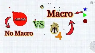 Agario Mobile 2.4.2 - vs - 2.5.3 Version Macro & No Macro in Agar.io