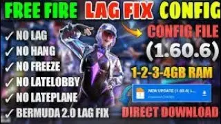 free fire vbot + black background lag fix config file