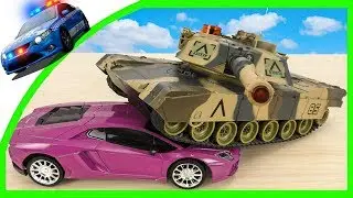 Cartoons about racing cars and tanks on radio
