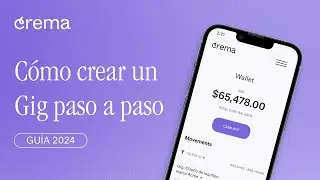 Crea un Gig en Crema (Paso a Paso) 2024