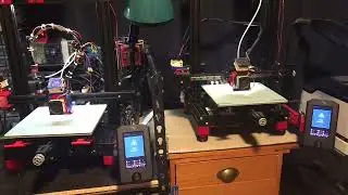Aquila’s converted to Ender 3V2 using the incredible mriscoc firmware.