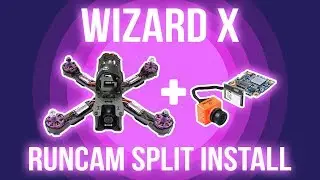 Eachine Wizard x220 RunCam Split Installation - How to install RunCam Split - HD FPV