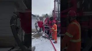 Nordic Drill, Dual Rotary, #nordicdrill DRT-10, Dry sand at 90’
