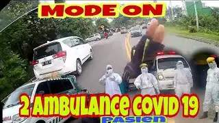 BAR BAR Emergency 2 ambulance pasien covid 19 sekali tarik,