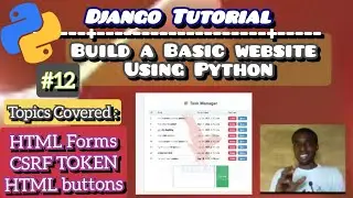 How to Create a Website in Python Using Django (User Input, Security & Button Controls)