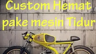 Konsep custom motor bebek versi KRM custom