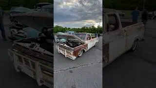 How about this Coyote Swapped 1962 F100 Unibody with some serious Patina &. A custom interior!
