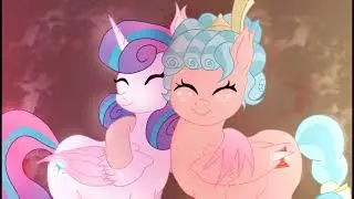 Flurry Heart y Cozy Glow Tribute