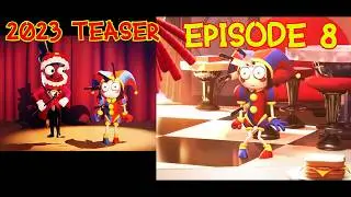 The Amazing Digital Circus Teaser in Episode 8 - Side by Side Comparison in Real Time