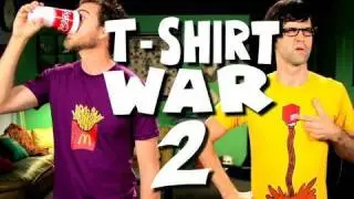T-SHIRT WAR 2!! (TV Commercial - Stop Motion)