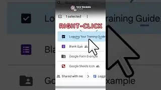 ORGANIZE SHARED GOOGLE DRIVE FILES WITH SHORTCUTS! #shorts #drive #googledrive #technology