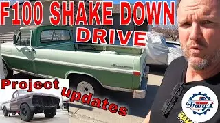 F100 Shake down drive and helping Mean Gene with his Polaris SXS transmission reinstall