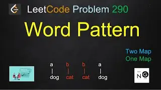 word pattern | word pattern leetcode | leetcode 290 | 2 solutions