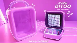 Most Aesthetic Desk Accessory! ☁ Divoom Ditoo Pixel Art Bluetooth Speaker | Unboxing & Review!