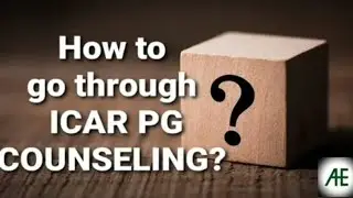 ICAR counselling process 2021 Ihow to go through ICAR counselling 2021I  selection of College