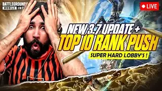 NEW UPDATE 3.7 TOMORROW : BGMI LIVE | PUBG LIVE