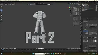 3d Modeling. 3d Robot. Blender. #viral #3d #roblox #spacemarine #warHammer40k