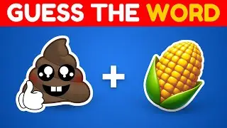 Guess The Word By Emojis 🤔 Emoji Quiz Challenge | Can You Guess The Word By Emoji?