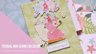 ✂️¿Cómo hacer una encuadernación básica? álbum de fotos con libretas cocidas de scrapbooking✂️