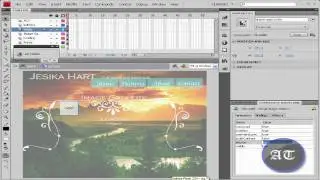 Flash CS4 Tutorial: Adding Multiple Images HD part 9