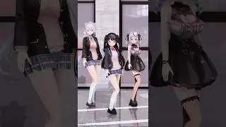 [Hololive × Nijisanji] 우리가 만질 때마다 | 樋口楓, 月ノ美兎, 沙花叉クロヱ [MMD]