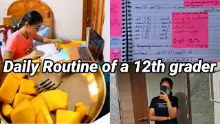 👩🏼‍🏫 Daily Life of 12th Grader | Study Vlog ✨ Nehal Baid